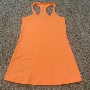 Lululemon Size 4 Orange Racerback Tank